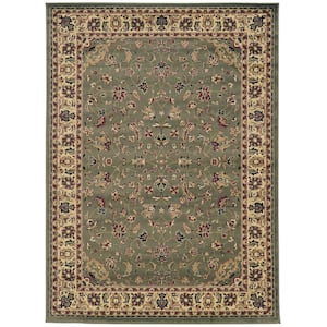 Castello Sage 3 ft. x 5 ft. Traditional Oriental Floral Area Rug