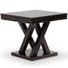 Baxton Studio Everdon Dark Brown End Table 28862 4969 HD