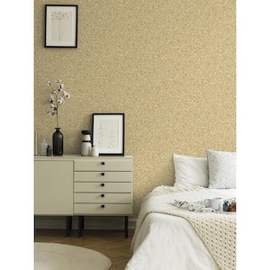 Hummelvik Yellow Daisy Trail Non Woven Paper Wallpaper Sample