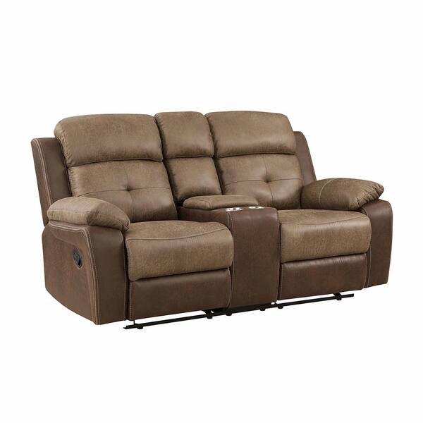 Lazzara Anslee 84 in. W Pillow Top Arm Microfiber Rectangle 3
