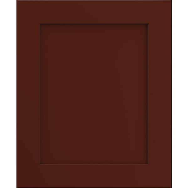 Thomasville Cottage 14.5 in. W x 0.75 in. D x 14.5 in. H in Spiceberry Cabinet Door Sample