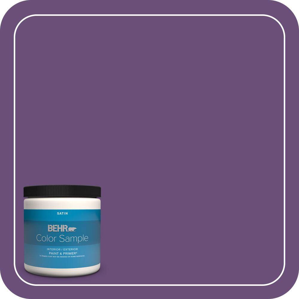 8 oz. #660B-7 Exotic Purple Satin Enamel Interior/Exterior Paint & Primer Color Sample price history on PriceWatchPro