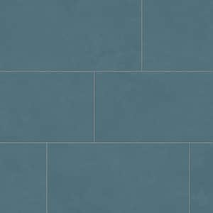 Urban Denim 12 in. x 24 in. Solid Concrete Look Porcelain Floor and Wall Tile (13.56 sq. ft./Case)