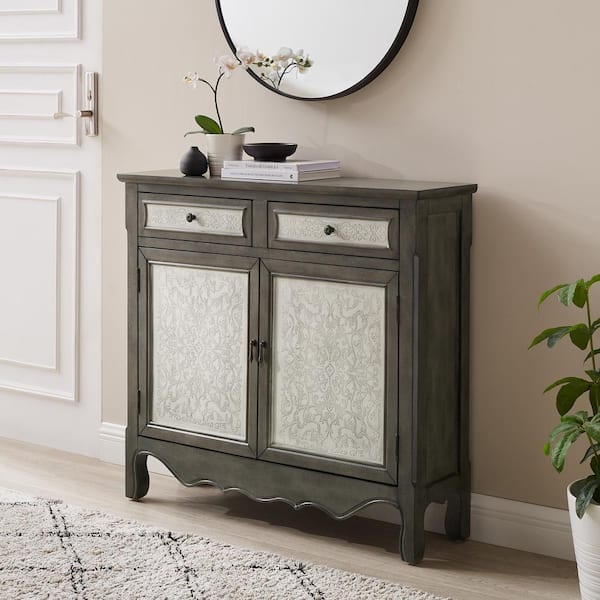 Two door deals console cabinet