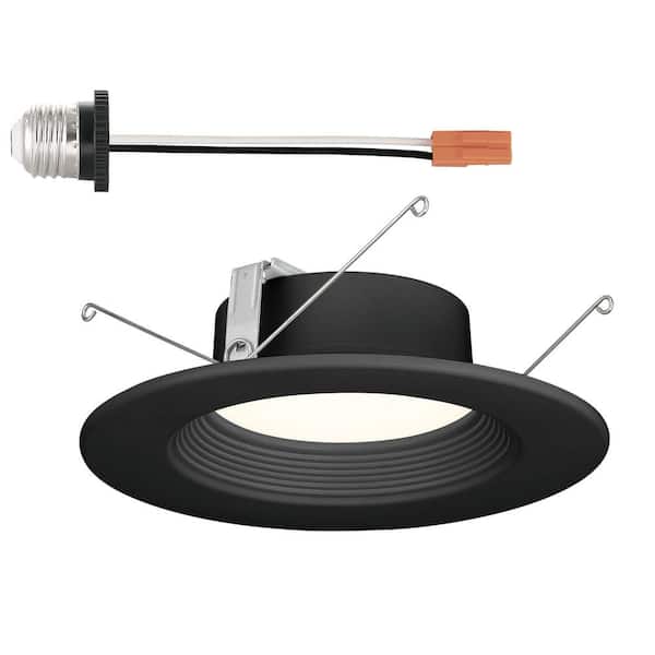 EnviroLite EnviroLite 5in. / 6 in. Integrated LED Black Round