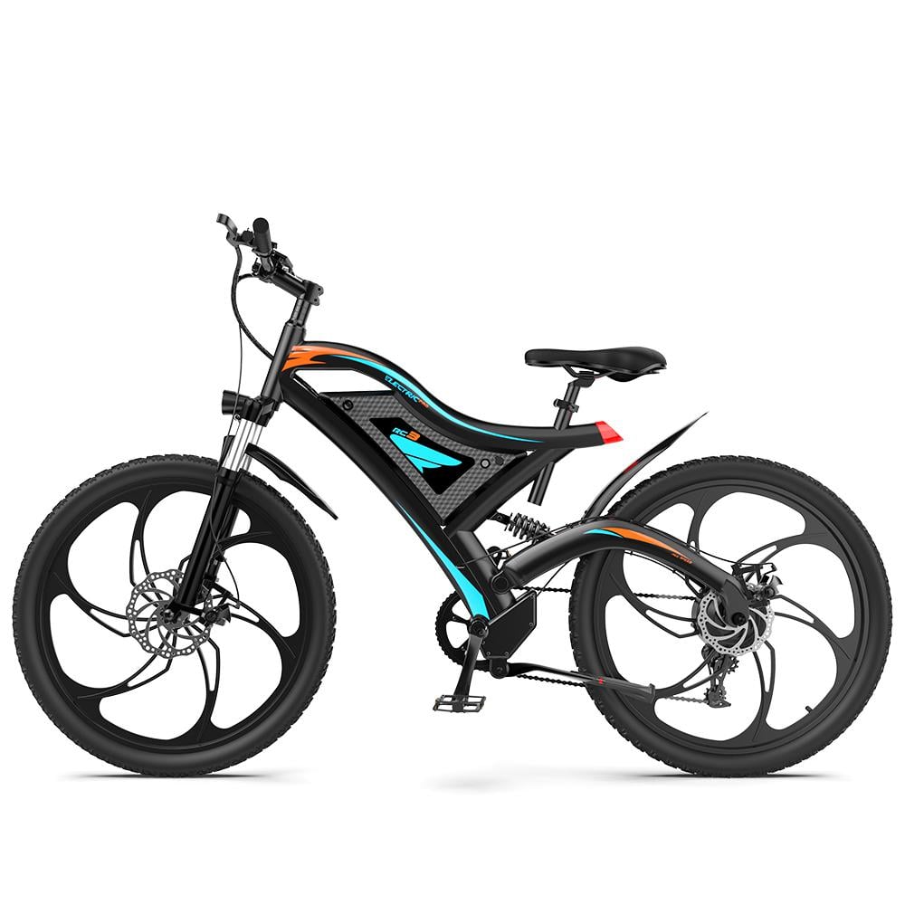 26 in. Electric Bike 500-Watt Motor 26 in. Tire with 48-Volt/15Ah Lithium B