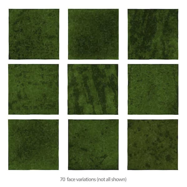 Menorca Tourmaline 4 in. x 4 in. Ceramic Wall Take Home Tile Sample
