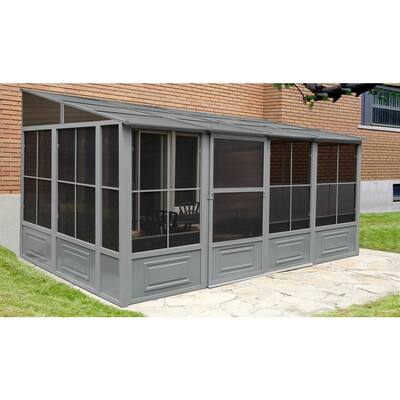 10 ft. x 16 ft. Florence Add-A-Room with Metal Roof in Slate