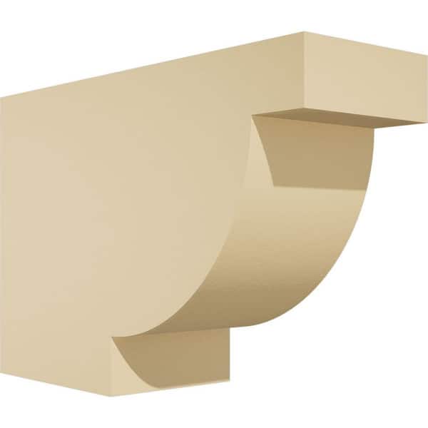 Ekena Millwork Standard Alpine 4 in. W x 8 in. H x 12 in. D Signature Urethane Rafter Tail Outlooker
