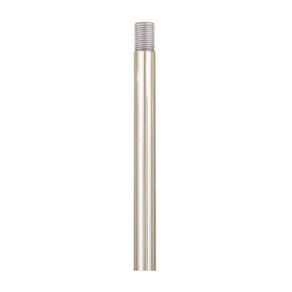 Polished Nickel 12 Length Rod Extension Stems