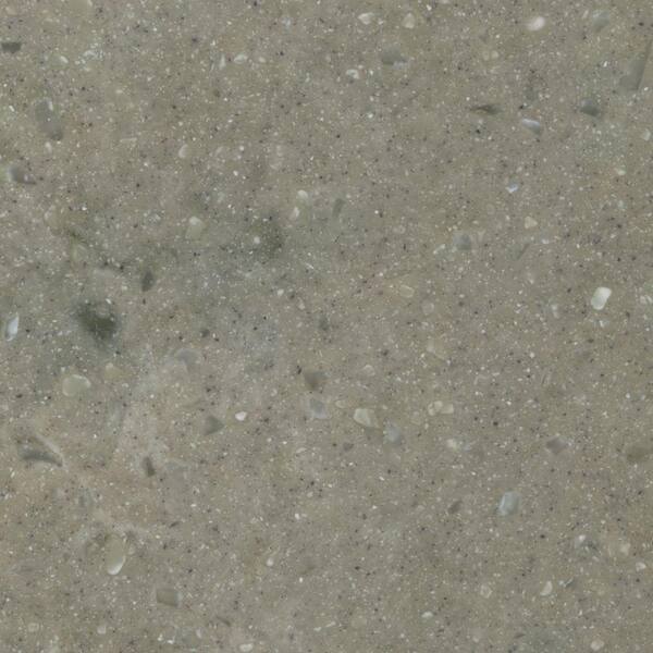 LG Hausys HI-MACS 2 in. Solid Surface Countertop Sample in Canossa