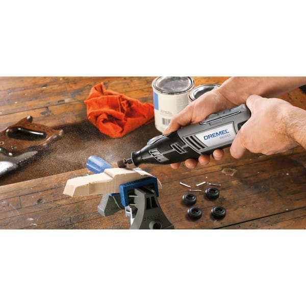 Dremel 8220 Series 12-Volt MAX Lithium-Ion Variable Speed Cordless Rotary  Tool Kit with Rotary Tool Accessory Kit (130-Piece) 71301+8220N/30H - The  Home Depot