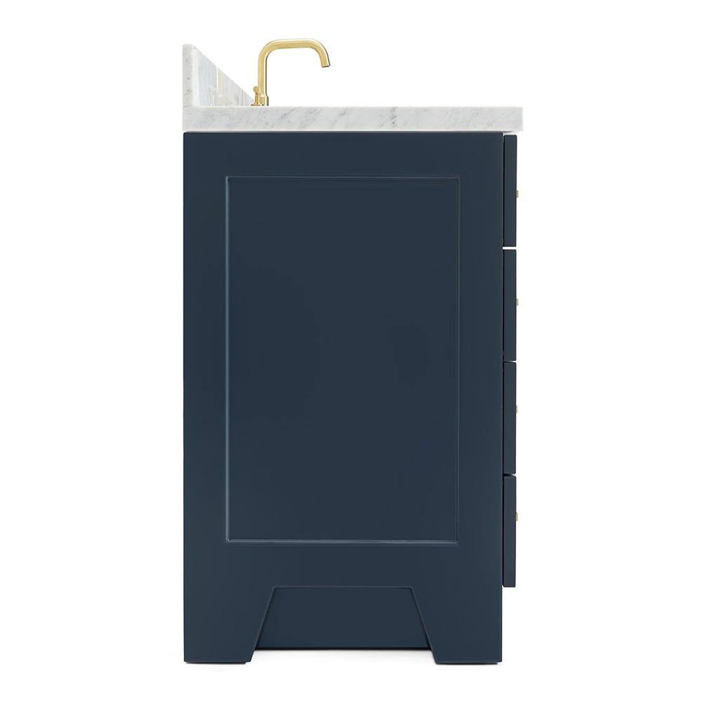 Midnight Blue 43" Single Basin Vanity with Marble Top