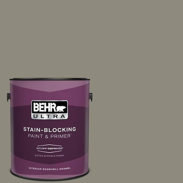 BEHR ULTRA 1 gal. #790D-5 Squirrel Extra Durable Eggshell Enamel Interior Paint & Primer