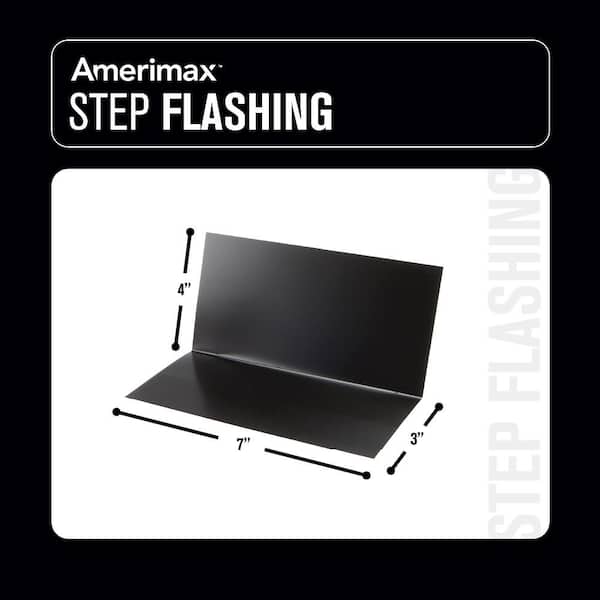 Amerimax Home Products 3 in. x 4 in. x 7 in. Black Aluminum Pre