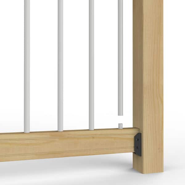 Deckorators 3/4 in. x 3/4 in. x 32 in. White Aluminum Round Classic Baluster (10-Pack)