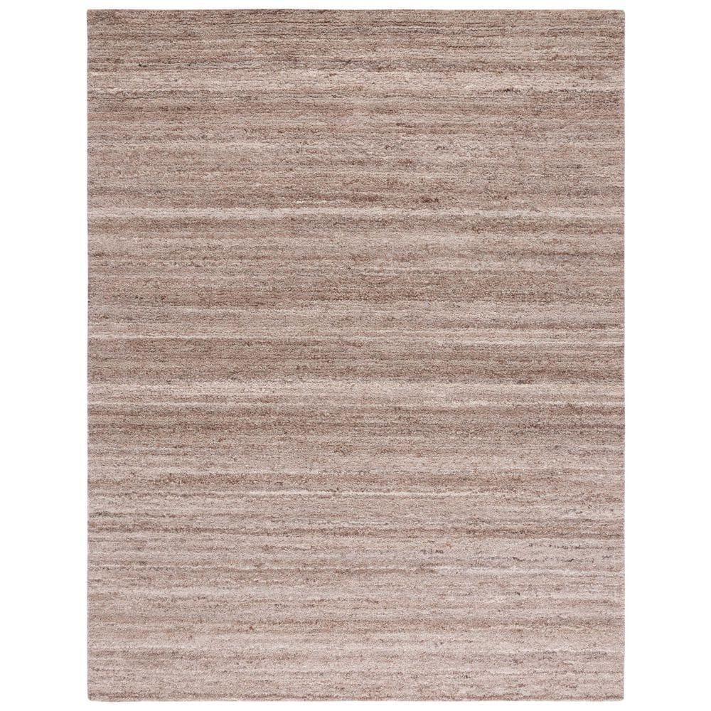 SAFAVIEH Himalaya 8 ft. x 10 ft. Natural/Light Brown Solid Color Area ...