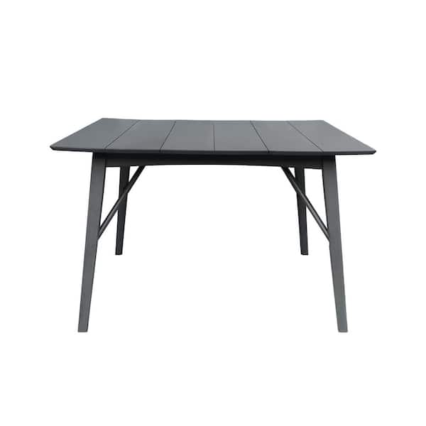 Noble House Macon 36.5 in. Grey Counter Table 70186 - The Home Depot