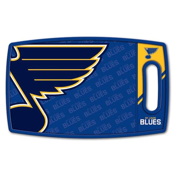 NHL St. Louis Blues Logo Series Cutting Board 9in x 0.5in- Rectangle- Manufactured Wood and polypropylene
