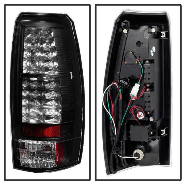 Chevy Avalanche 07-13 LED Tail Lights - Black