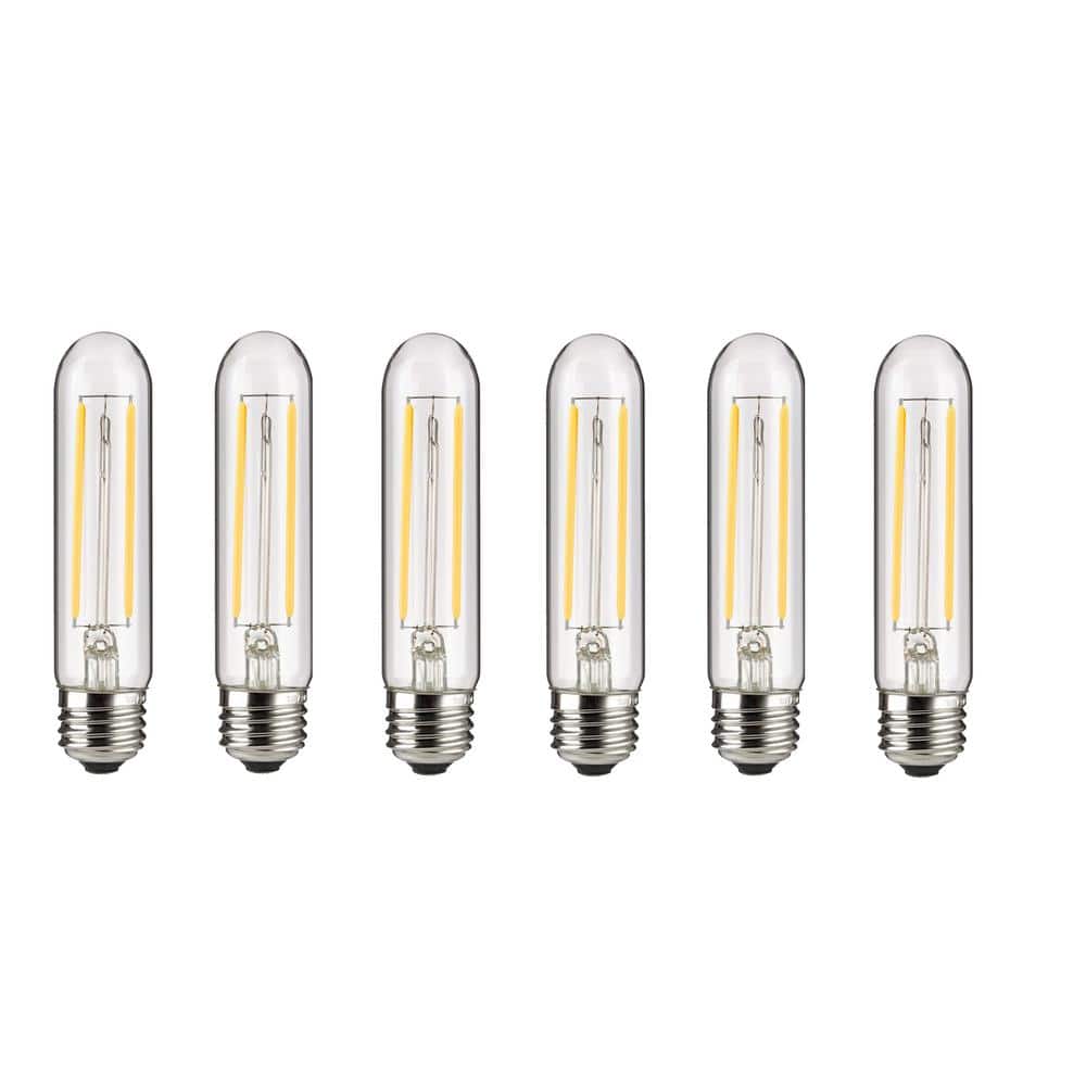 Tento Lighting LED T10 Tubular White LED Bulb Medium Base E26 60 Watt 5000K Type
