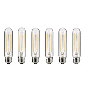 YFXRLIGHT Dimmable T10 LED Bulbs Warm White 2700K,6W LED Tubular Edison  Bulbs 60 Watt Equivalent,550LM, E26 Medium Base Lamp Bulb for Desk Lamp