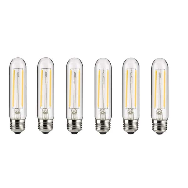 Sunlite 60-Watt Equivalent T10 Dimmable and UL Listed LED Light Bulb in Warm White, 2700K (6-Pack)