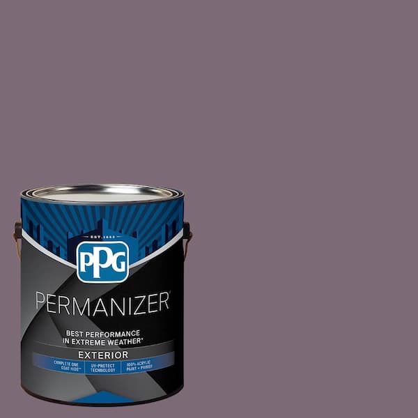 1 gal. PPG13-19 Purple Dusk Semi-Gloss Exterior Paint