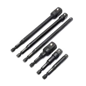 1/4 in. Drive Impact Driver Socket Adapter Set (6-Piece)