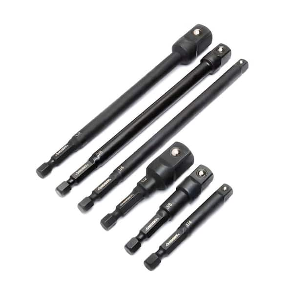 Photo 1 of 1/4 in. Drive Impact Driver Socket Adapter Set (6-Piece) x 2 bundle 