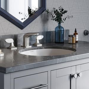 Monaco 16.5 in. Oval Under-Mount Bathroom Sink in White