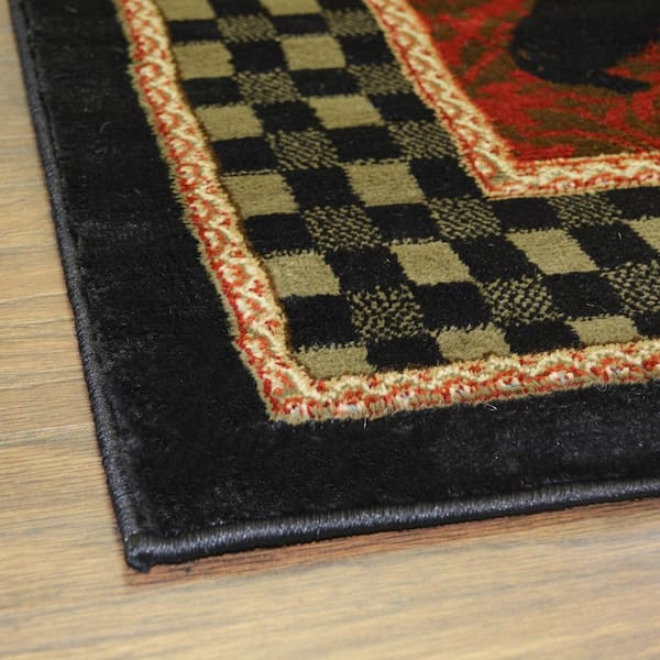 American Destination Cades Cove Multi-Colored 8 ft. x 10 ft. Lodge Area Rug