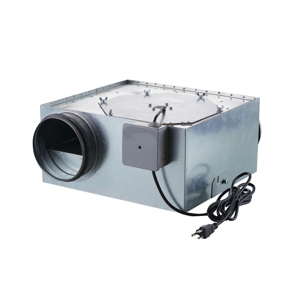 173 CFM Power 5 in. Centrifugal In-Line Exhaust Metal Duct Fan