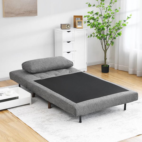 Grey Convertible Twin Sofa Bed, Twin Hide A Bed Chairs