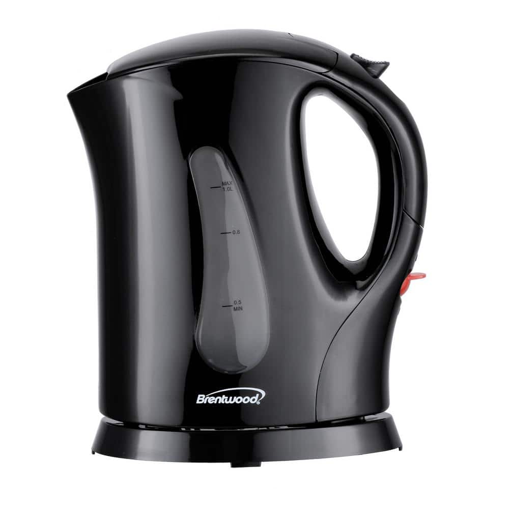 Brentwood 1.2 Liter 1000W Stainless Steel Electric Cordless Tea Kettle