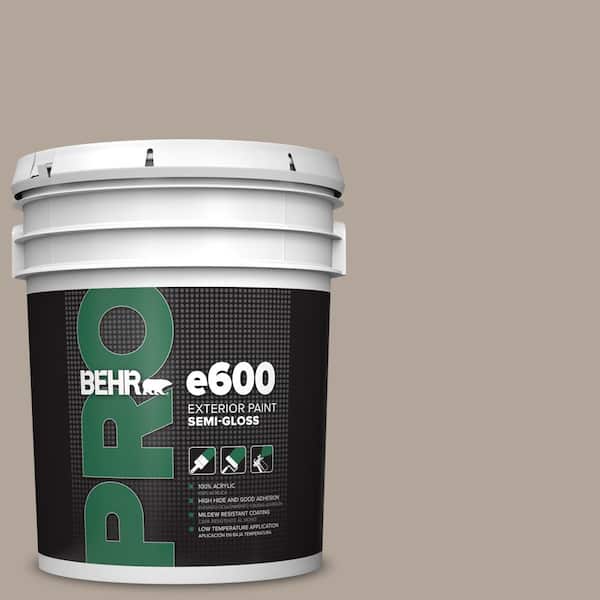 BEHR PRO 5 gal. #ECC-45-1 Deer Run Semi-Gloss Exterior Paint