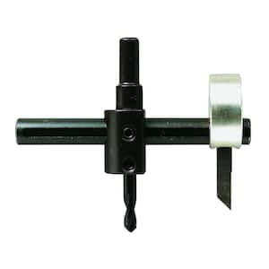 Adjustable Wheel and Circle Hole Cutter for use with drill press