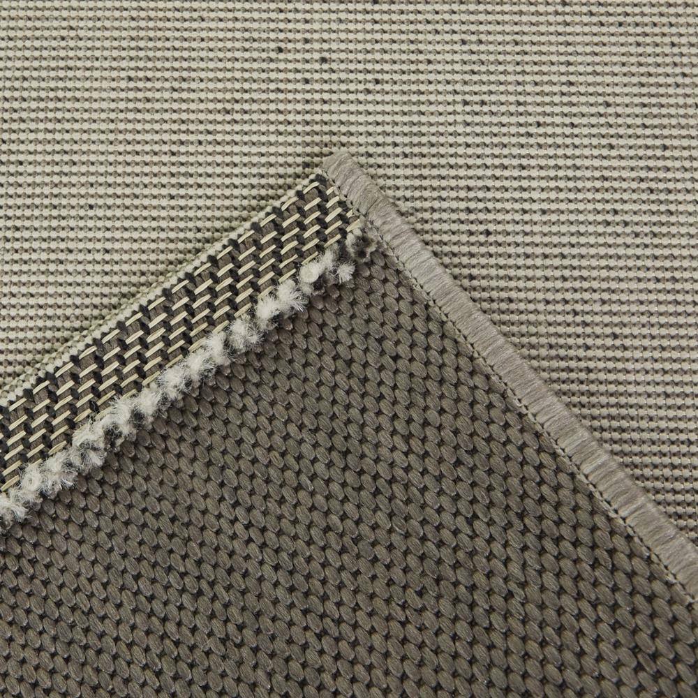 Galvin Tan and Black Geometric Synthetic Indoor/Outdoor Area Rug