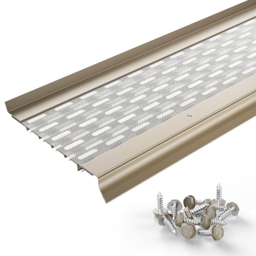 5 in. Gutter Guard Sample-Sandcastle, Aluminum and Steel Mesh, Contractor-Grade (1 ft.) price history on PriceWatchPro