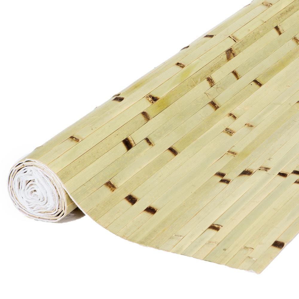Raw Green Burnt Bamboo Wall Paneling Wainscoting Decor
