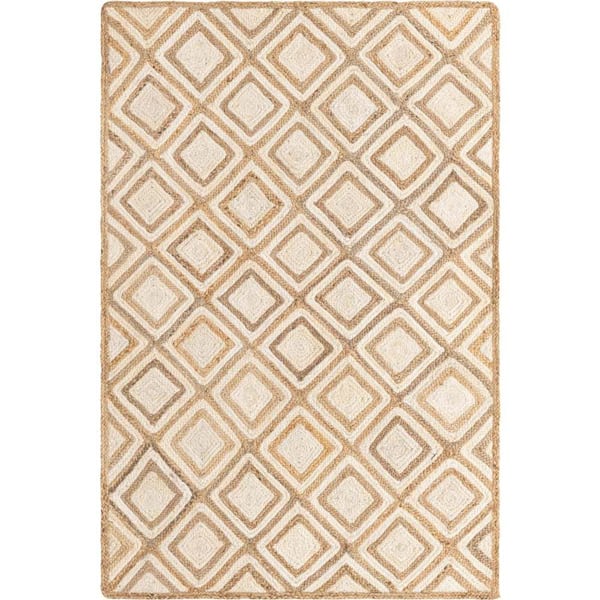 Braided Jute Bengal Natural 5' 1 x 8' 0 Area Rug