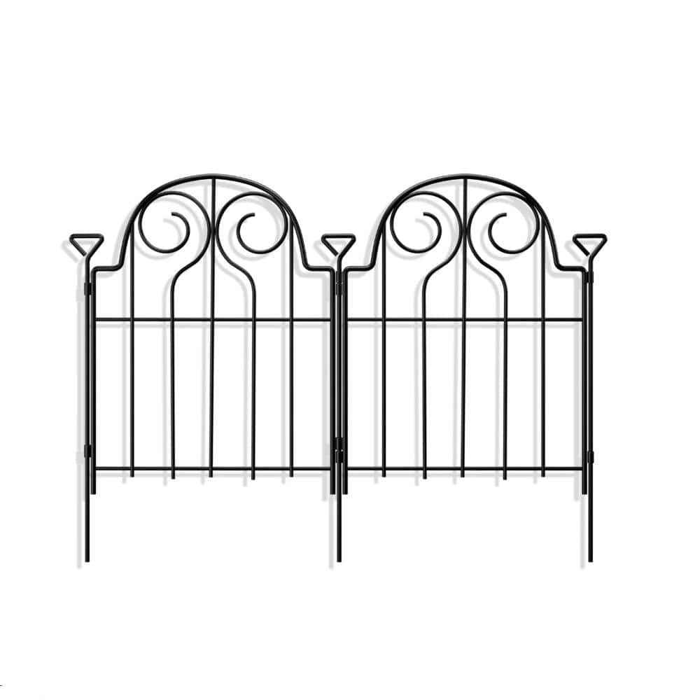 Decorative Garden Fences and Borders 17 in. (H) x 10 ft. (L) No Dig Metal Fence Panels 10 Panels price history on PriceWatchPro