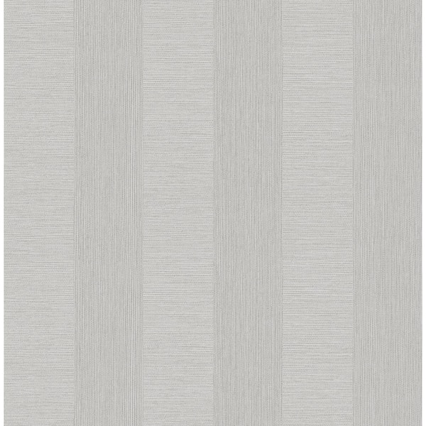 Decorline Intrepid Grey TextuRed Stripe Grey Paper Strippable Roll (Covers 56.4 sq. ft.)