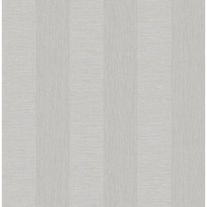 Intrepid Grey Textured Stripe Grey Wallpaper Sample