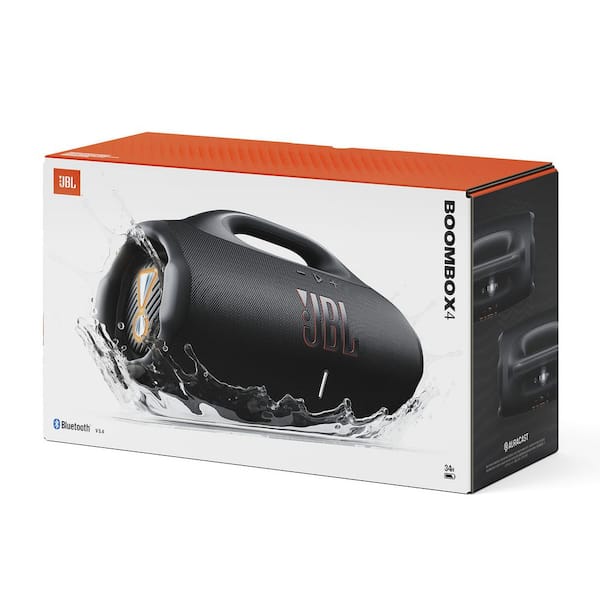 JBL BOOMBOX ワイヤレススピーカー ブラック JBL BoomBox 4 BT Speaker - Black JBLBOOMBOX4BLKAM - The Home Depot