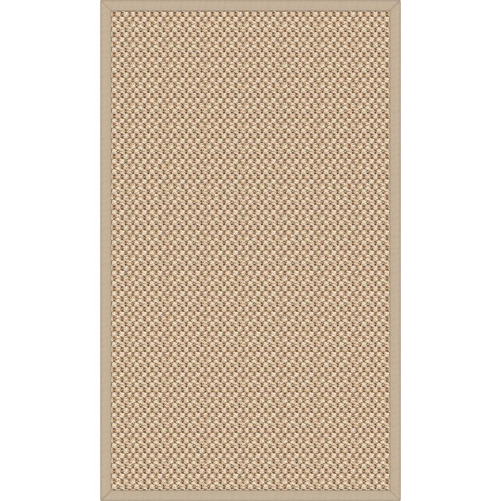 Home Decorators Collection Safi Natural  Doormat 3 ft. x 5 ft. Abstract Shag Area Rug