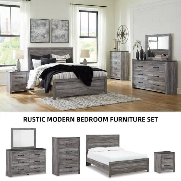 Signature DESIGN BY ASHLEY Bronyan Dark Gray 2 Drawer 21.69 in. W