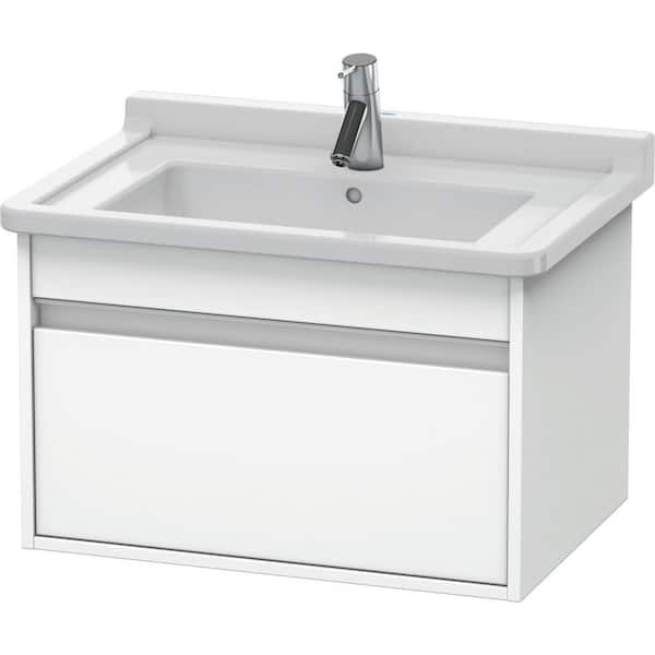Duravit Ketho 17.88 in. W x 25.63 in. D x 16.13 in. H Bath Vanity Cabinet without Top in White
