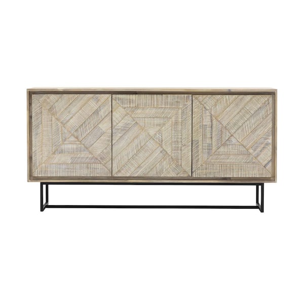 Armen Living Peridot Natural Sideboard Buffet
