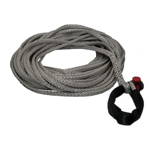 3/8 in. x 100 ft. Synthetic Winch Line Extension with Integrated Shackle